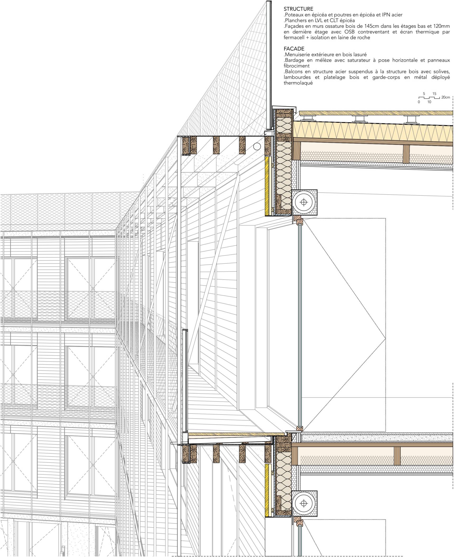 50 logements en structure bois à Paris XXe -